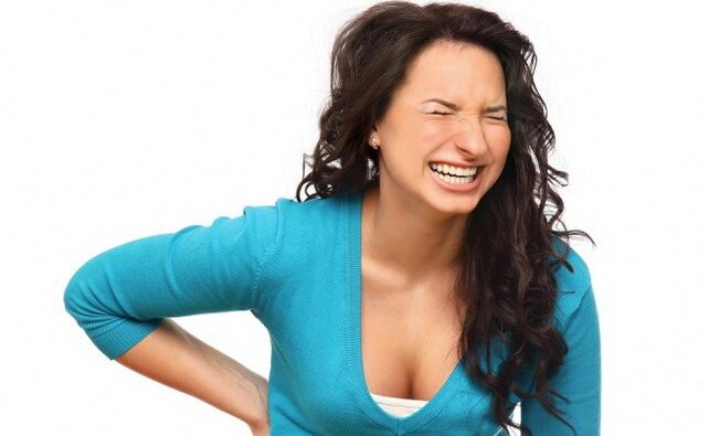 bolečine v hrbtu s torakalno osteohondrozo