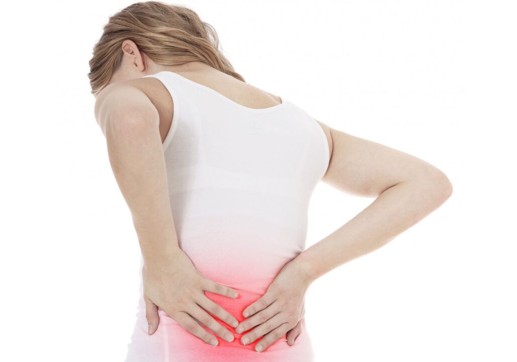 Osteohondroza lahko prizadene ledveno hrbtenico